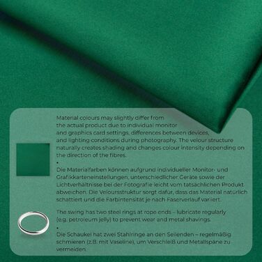 Дитяча гойдалка-крісло MAMOI® для дверей, дерев'яна гойдалка для малюків (Зелений)