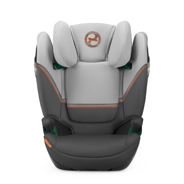 Дитяче автокрісло CYBEX Gold Solution S2 i-Fix, Для автомобілів з ISOFIX і без, 100 - 150 см, Приблизно від 3 до 12 років (15 - 50 кг), (Lava Grey, Country Collection, Single)