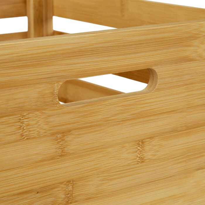 Лавка Relaxdays з місцем для зберігання, бамбук