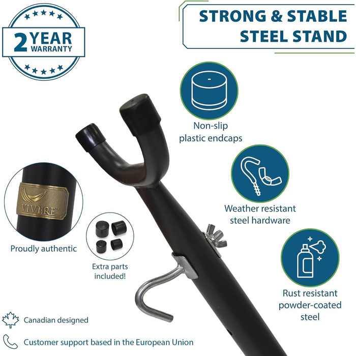 Гамак Vivere Doppel Baumwolle з підставкою 250 см, Salsa - для двох осіб, бавовна