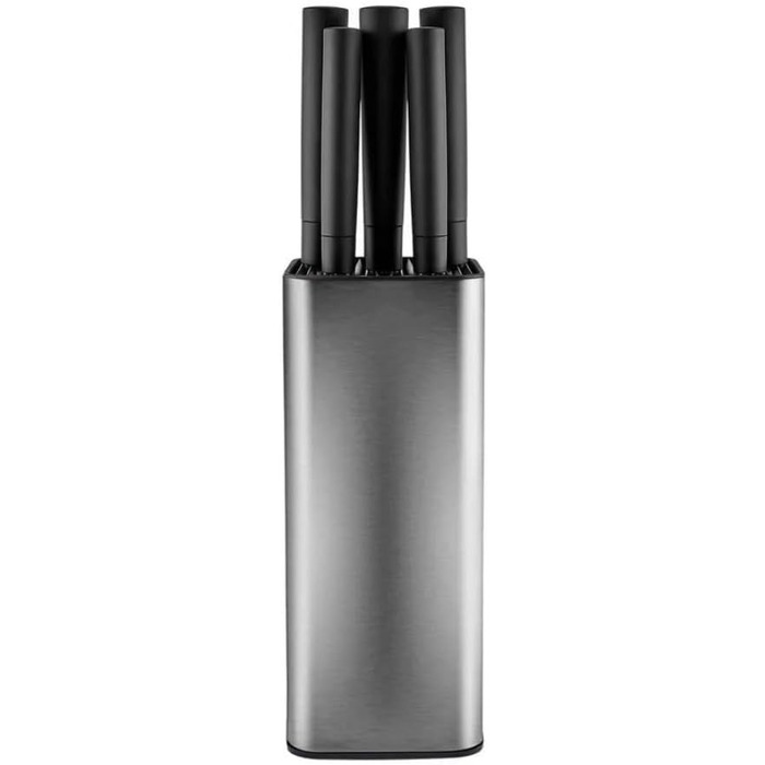 Набір ножів Karaca Grammy Inox (6 шт.) з нержавіючої сталі, гострі, легко миються, елегантний дизайн, ергономічні ручки, кольорові ножі для фруктів, багатобарвні