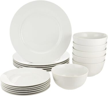 Набір посуду Domopolis Basics з 18 предметів на 6 осіб