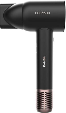 Фен Cecotec Bamba IoniCare Rockstar Nano IonTech: 1600 Вт, Nano Ioni, 110000 U/min, екран, інтелектуальне керування температурою, 3 режими, 3 швидкості, функція пам'яті