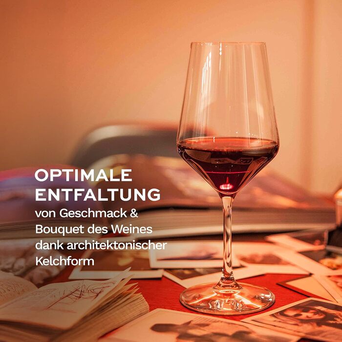 Бокали для червоного вина Stölzle Lausitz Revolution 6 шт, 490 мл - Кришталеві келихи для вина, міцні, для максимальної ароматизації