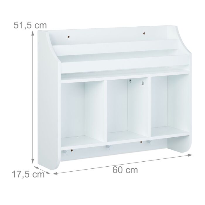 Поличкова шафа Relaxdays для дітей з 5 секціями