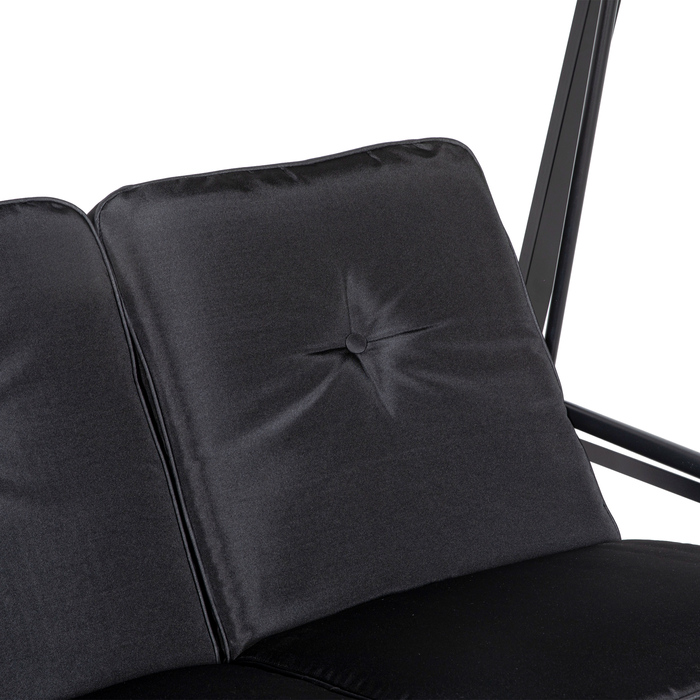 Подвійне садове крісло-гойдалка 