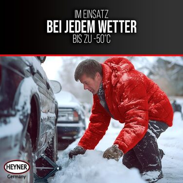 Підйомник домкрат Heyner 2т гідравлічний ножичний з кейсом та гумовою накладкою, висота підйому 98-442 мм, TÜV/GS