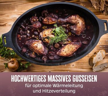 Набір голландської печі Grillfürst Dutch Oven BBQ Edition DO 9: чавунний котелок 8,5 л з підставкою, кришкою та аксесуарами