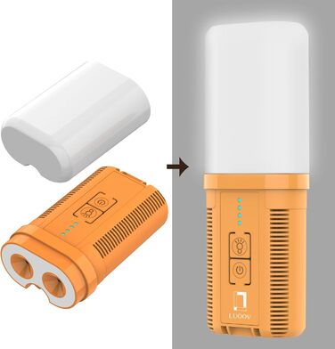 Електричний душ портативний LUOOV для кемпінгу, подорожей, миття авто та тварин з USB зарядкою та гарантією 3 роки