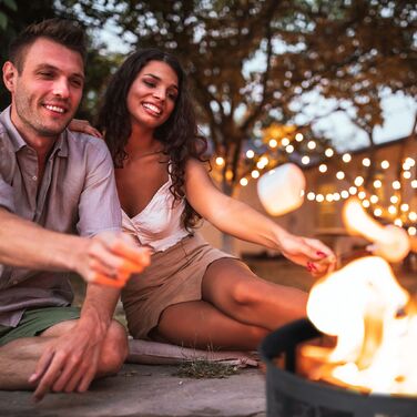 Вогнище Relaxdays із захистом від іскор