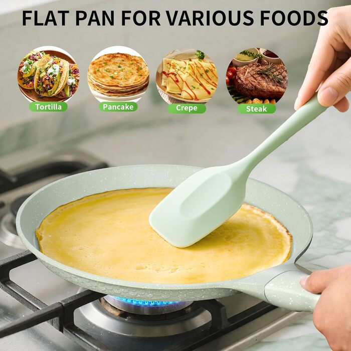 Сковорода для крепів DYGG Induktion 28 см з антипригарним покриттям Granit - для млинців, панкейків, доса