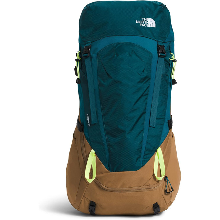 Жіноча куртка NORTH FACE Terra 55 Tech Pack (L-XL 55L, блакитний корал/коричневий/універсальний/жовтий)