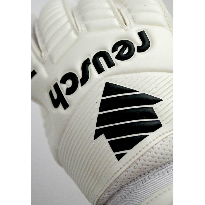 Молодіжні воротарські рукавички Reusch унісекс Legacy Arrow Silver Junior з дуже хорошим захопленням і розрізом по зовнішньому шву (6, Білий)