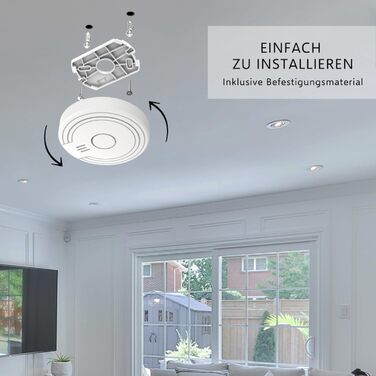 Датчик диму ELRO FS1801 (10 шт.) - Відповідає стандарту EN14604