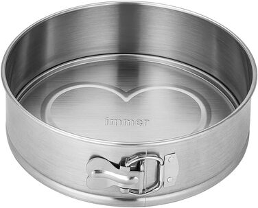 Форма для випічки Edelstahl, роз'ємна, нержавіюча сталь, 25 см, без ПФОА, для миття в посудомийній машині