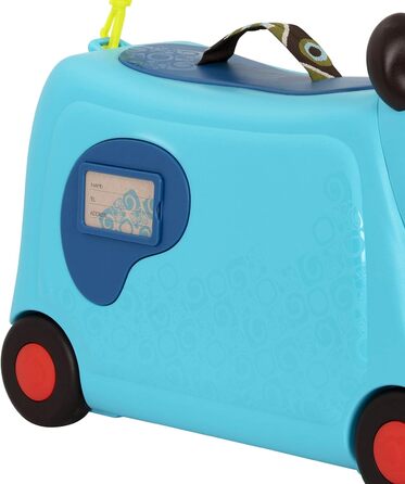 Б. іграшки дитяча ручна поклажа валіза собака - дорожня валіза, дитяча валіза зі світлом і звуками для кочення, сидіння - для дівчаток і хлопчиків від 2 років