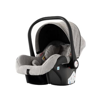 Дитячий візок 3 в 1 Kinderwagen V9 Light Grey: універсальний, алюмінієвий, з реверсивним блоком