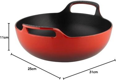 Набір посуду Balti Dish Le Creuset з чавуну, 2.7 л, 24 см, червоний (20142240900460)
