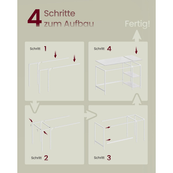 Стол письмовий VASAGLE 100x50x76 см, комп'ютерний, офісний, вінтажний стиль, для робочого кабінету, спальні, вітальні, коричнево-чорний