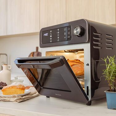 Мультиварка Cecotec Bake&Fry 1500 Touch: піч, фритюрниця, 15 л, 1700 Вт, сенсорний екран, нержавіюча сталь