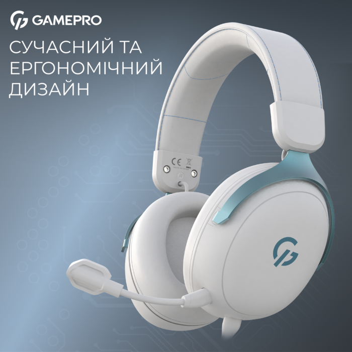 Дротова ігрова гарнітура GamePro Asgard Freya (HS145W)