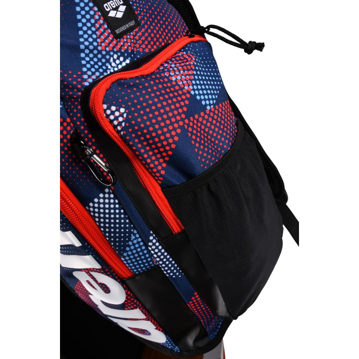 Рюкзак Arena Team 45 великий спортивний рюкзак, рюкзак для подорожей, спорту, плавання та відпочинку, пляжний рюкзак з відділенням для мокрого одягу та посиленим дном, півтон 45 літрів