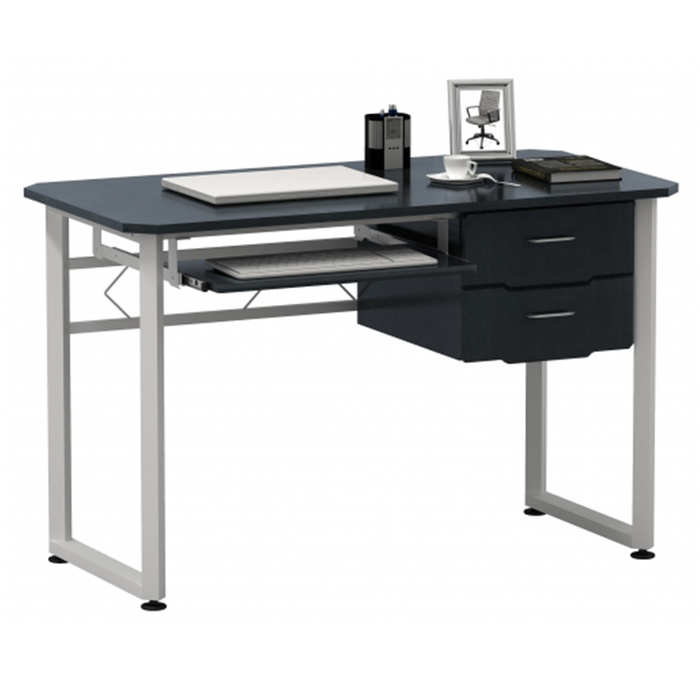 Робочий стіл WORKFLOW Graphite / Білий hjh OFFICE