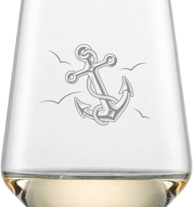 Келих для білого вина Schott Zwiesel Riesling з гравіюванням (якір) - макс. 60 символів