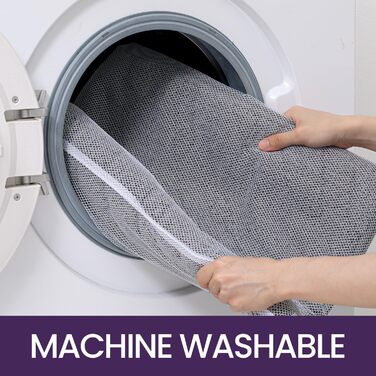 Килимок для ванної кімнати DEXI 61 x 110 см, сірий - м'який, неслизький, машинне прання