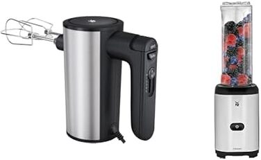 Ручний міксер WMF Kult X Edition: потужний, з 5 швидкостями та турбо-функцією, Cromargan матовий чорний