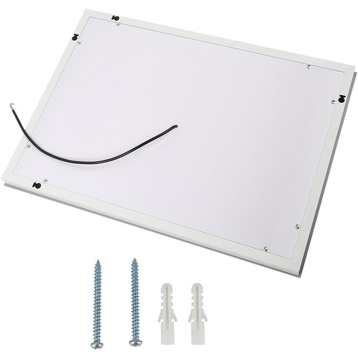 Дзеркало для ванної кімнати Kedia 50x70 см з підсвіткою LED, біле світло 6500K, сенсорне керування