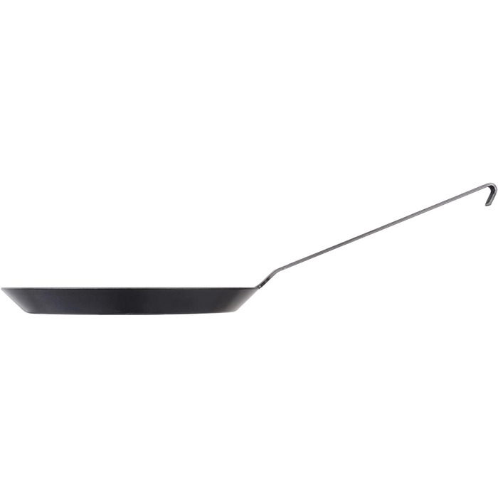 ГРЕВЕ залізна сковорода з гачковою ручкою, 32 см плоска, гладка