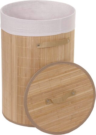 Бамбуковий кошик для білизни Mendler, 59x35 см, 50 л