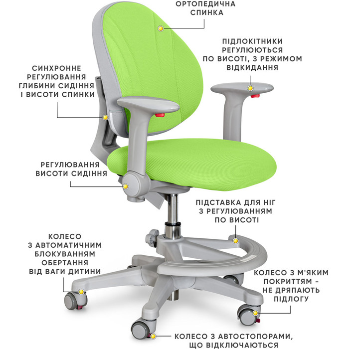 Дитяче крісло Evo-kids Mio KZ (арт.Y-407 KZ)