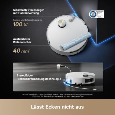 Робот-пилосос Dreame Aqua10 Ultra: миття та сухе прибирання, 30000Pa, 8 см, самоочищення, автоматичне спустошення, голосове керування