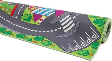 Килимовий ігровий килимок andiamo з сучасним дизайном, простий у догляді та зносостійкий ігровий килимок для дітей Multi (вуличний килимок, 100 х 150 см)