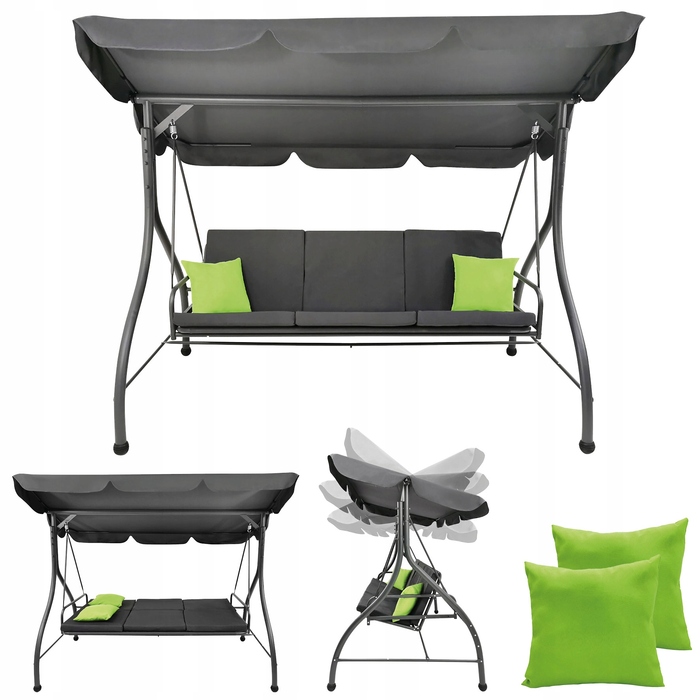 Садова підвісна гойдалка Kontrast, 49 x 176 см