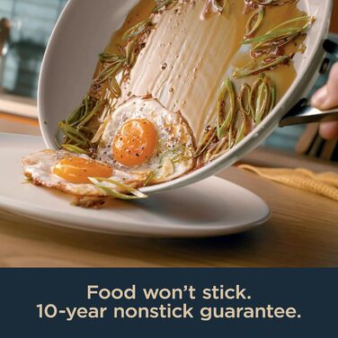 Набір посуду Ninja Ceramic Pro CW39011MM: 11 предметів, керамічне покриття, антипригарні сковорідки та каструлі з кришками, сумісний з індукцією, для всіх плит, PTFE-free, духовка