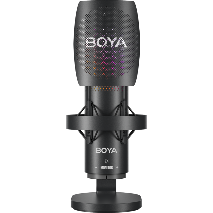 Мікрофон конденсаторний зі зміною діаграми спрямованості BOYA K9 RGB Black