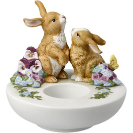 Підсвічник Goebel Spring Awakening Easter Annual Edition, виготовлений з порцеляни, розміри 12 x 12 x 12 см, 66-845-70-1