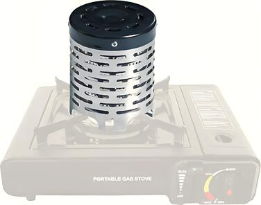 Газовий набір для кемпінгу Greenpoint з кейсом та 8 балончиками газу, туристичний газовий пальник