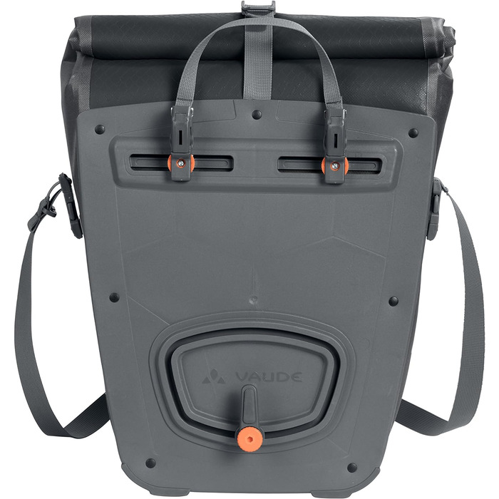 Кофри для багажника Aqua Back Plus, 2 задні кофри водонепроникні, об'єм 51 літр, сумка для велосипеда ззаду, легке кріплення чорна однорозмірна одинарна