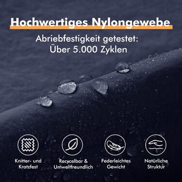 Набір компресійних органайзерів для одягу в дорогу (5 шт), нейлонові дорожні сумки-кубики для валізи та рюкзака, темно-синій