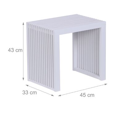 Мінімалістична лавка з бамбука Relaxdays