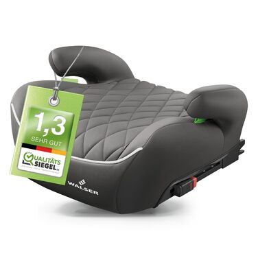 Автобустер WALSER Premium Andy ISOFIX 125-150 см Сірий (2 шт) ECE R129 2024 - Дитячий Автомобільний Сидіння