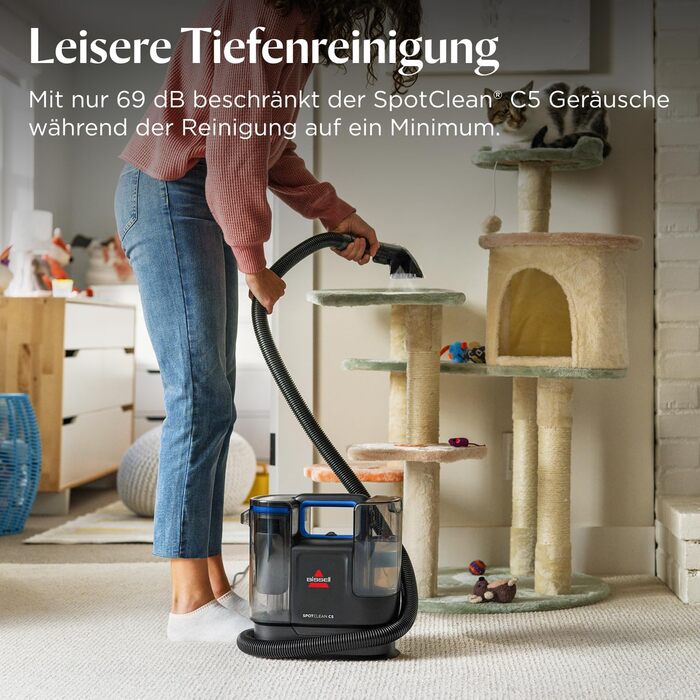 Портативний мийник для килимів Bissell SpotClean C5: для дому, авто, човнів та диванів