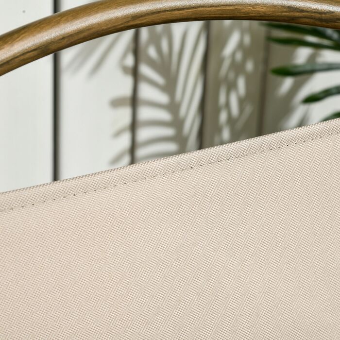 Кемпінгові стільці, 2 шт., пляжні, складні, сталевий каркас, 