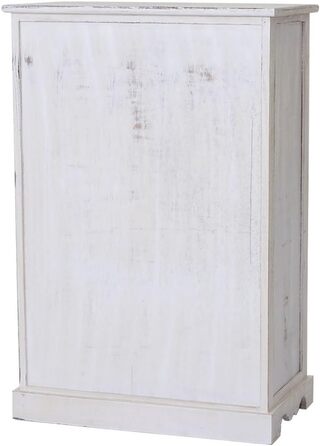 Комод Dundee, Shabby Look Вінтажна тумба 90x60x30см - білий