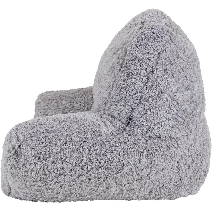 М'яке крісло-подушка для читання з підставкою для спини, Ведмедик, Сірий (1 шт.)