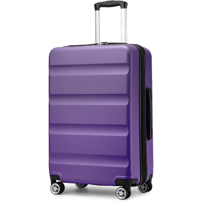 KONO Валіза-Тролей Ручна Оплата 55x35x22см з TSA-замком та подвійними колесами для подорожей та бізнесу, фіолетовий